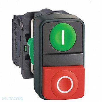 SCHNEIDER ELECTRIC Push Button Momentary/Momentary Action, 55WU11