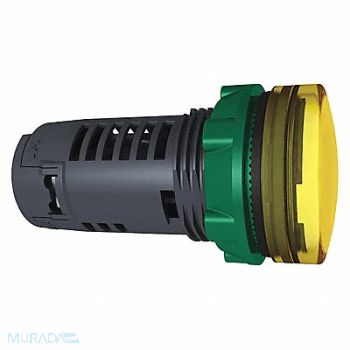 SCHNEIDER ELECTRIC Pilot Light Yllw LED Lamp Type, 55WU23