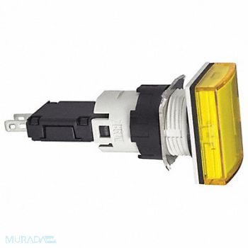 SCHNEIDER ELECTRIC Pilot Light 12 to 24VAC/DC Yellow, 55WU59