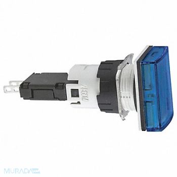 SCHNEIDER ELECTRIC Pilot Light 12 to 24VAC/DC Blue LED Lamp, 55WU60