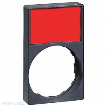 SCHNEIDER ELECTRIC Legend Holder Rectangle No Legend, 55WY37