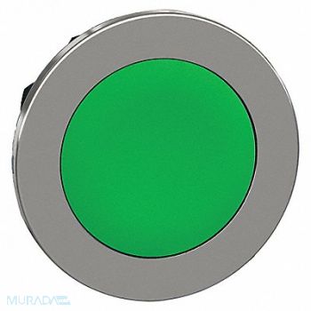 SCHNEIDER ELECTRIC Pushbutton Head Green 30mm, 55XA64