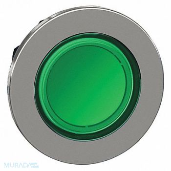 SCHNEIDER ELECTRIC Pushbutton Head Green 30mm, 55WH42