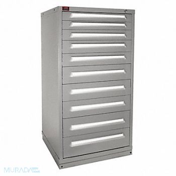 LYON K3769 ModDrwrCab 59.25 x30 x28 DvGry 10Drwr, 55XL43