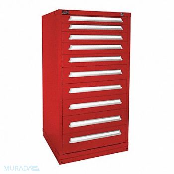 LYON K3769 ModDrwrCab 59.25 x30 x28 Red 10Drwr, 55XL72