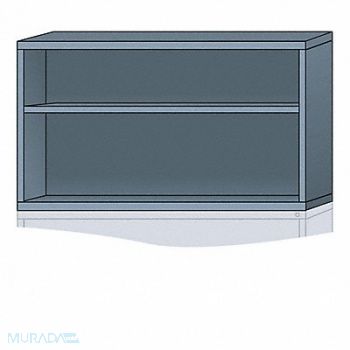 LYON K3816 ModShelfCab 31 x60 x28 1/4 DvGry 2Shlv, 55XL87