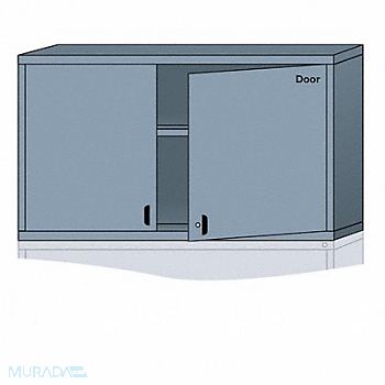 LYON K3817 ModShelfCab 31 x60 x28 1/4 DvGry 2Shlv, 55XL88