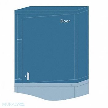 LYON K3818 ModShelfCab 31 x30 x28 1/4 Blue 2Shlv, 55XM06