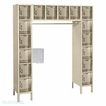 LYON Bx Lckr 6x4Lckr Beige 78 x69 x18 UnAssm, 55XN57