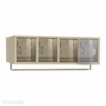 LYON Bx Lckr 1x4Lckr Beige 78 x45 x18 UnAssm, 55XN59