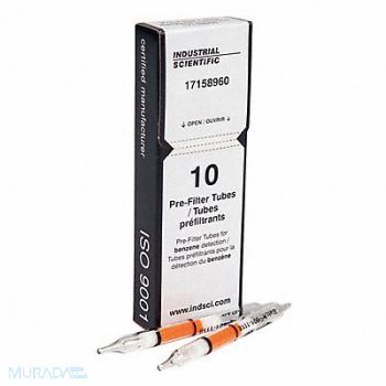 INDUSTRIAL SCIENTIFIC Detector Tube Detects Benzene PK10, 55YC60