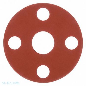 GRAINGER APPROVED Flange Gasket Full Face 1/2 Pipe, 55YZ72