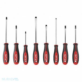 MILWAUKEE Tthr Rdy Mag Tip ScrwdrvrSt NmPcs8, 55ZZ01