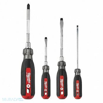 MILWAUKEE Tether Ready Screwdriver Set NmPcs4, 55ZZ24