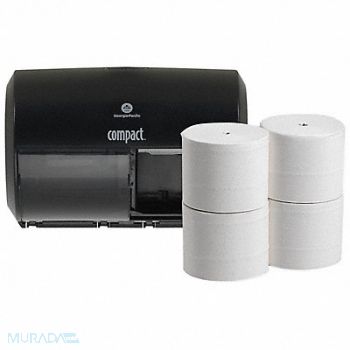GEORGIA-PACIFIC Toilet Paper Dispenser (2) Rolls Plastic, 32GV93