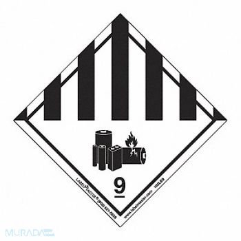 LABELMASTER Hazard Class 9 Lithium Battery PK500, 567W38