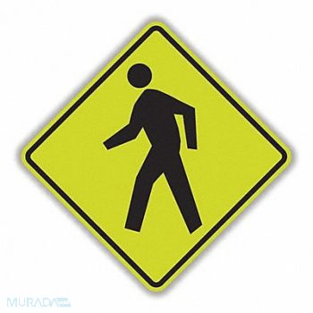 TAPCO Pedestrian Crossing Sign 24 x 24 DG3, 568K75