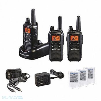 MIDLAND Two Way Radio 22 Channels PK3, 569D38