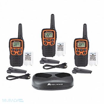 MIDLAND X-Talker Walkie Talkie 28 Mile Range PK3, 569D42