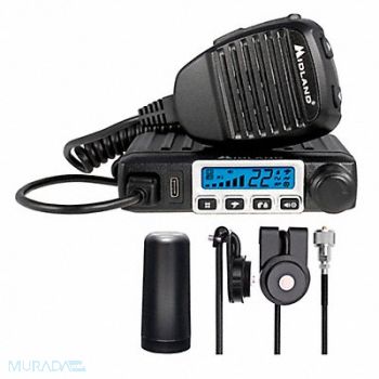 MIDLAND Full 15W Radio W Magnetic Mount Antenna, 569D43