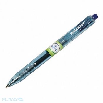 ABILITY ONE Gel Pens Plastic Barrel Blue Ink PK12, 56CL18