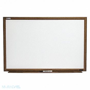 ABILITY ONE Dry Erase Board Oak Frame 3/4 D, 56CL20