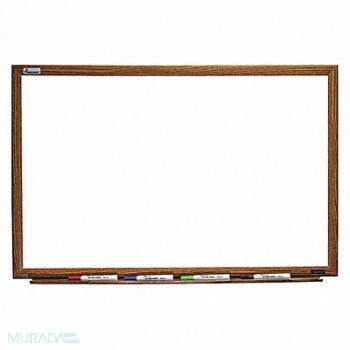 ABILITY ONE Dry Erase Board Oak Frame 3/4 D, 56CL23
