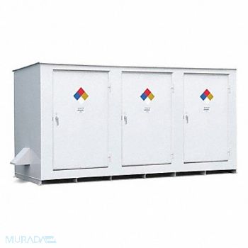 DENIOS Storage Locker Load 8400 lb 102 W 215 D, 56EC68