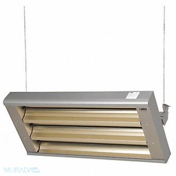 FOSTORIA Spnd Infrd Rdnt Elc Ceil Heatr 46 L 480V, 56FD56