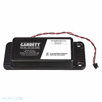GARRETT METAL DETECTORS Metal Detector Battery Module, 56FD69