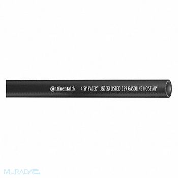 CONTINENTAL Gasoline Hose 50 psi Black 20 ft L, 56FE19