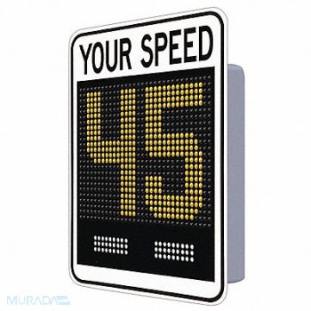 TAPCO LED Radar Speed Display Sign Your Speed, 56FK63
