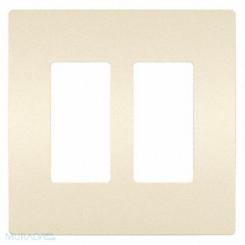 GRAINGER APPROVED Rocker Wall Plate Plastic Light Almond, 56FM80