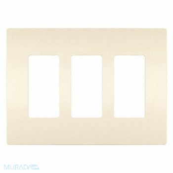 GRAINGER APPROVED Rocker Wall Plate Smooth Plastic Ivory, 56FM81