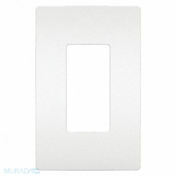 GRAINGER APPROVED Rocker Wall Plate Smooth Plastic White, 56FM82