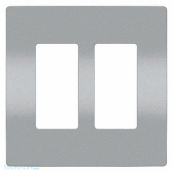 GRAINGER APPROVED Rocker Wall Plate Smooth Plastic White, 56FM83