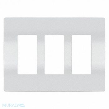 GRAINGER APPROVED Rocker Wall Plate Smooth Plastic White, 56FM84