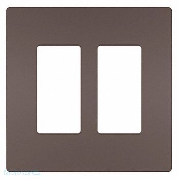 GRAINGER APPROVED Rocker Wall Plate Smooth Plastic Brown, 56FM86