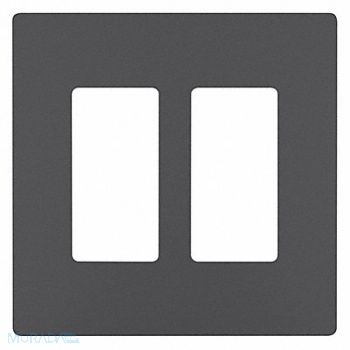 GRAINGER APPROVED Rocker Wall Plate Smooth Plastic Gray, 56FM89