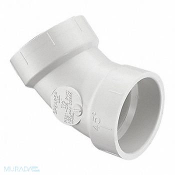 GRAINGER APPROVED 45 Elbow Schedule DWV 6 in Socket, 56GX22