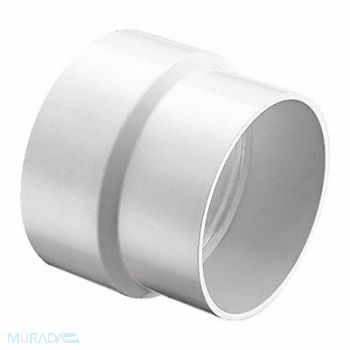 GRAINGER APPROVED Adapter Schedule DWV 4 Socket White, 56GX35