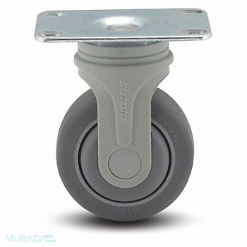 MEDCASTER Plate Caster Rigid 5 Wheel Dia, 56HC70