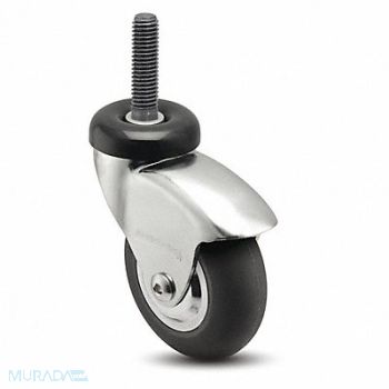 MEDCASTER Stem Caster Swivel 2 Wheel Dia, 56HC96