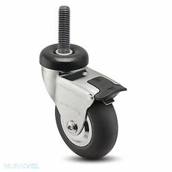 MEDCASTER Stem Caster Swivel 2 Wheel Dia, 56HC97