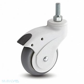 MEDCASTER Stem Caster Swivel 3 Wheel Dia, 56HD13
