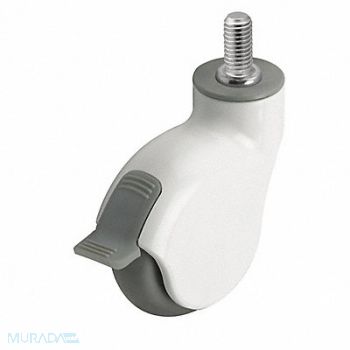 MEDCASTER Stem Caster Swivel 3 Wheel Dia, 56HD20