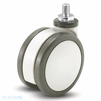 MEDCASTER Stem Caster Swivel 5 Wheel Dia, 56HD44