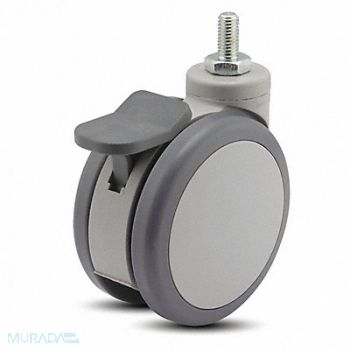 MEDCASTER Stem Caster Swivel 5 Wheel Dia, 56HD47