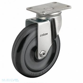 COLSON Plate Caster Swivel 3-1/2 Wheel Dia, 56HD85