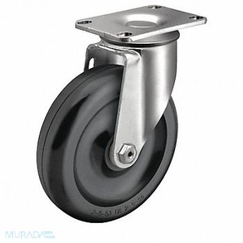COLSON Plate Caster Swivel 3 Wheel Dia, 56HD76